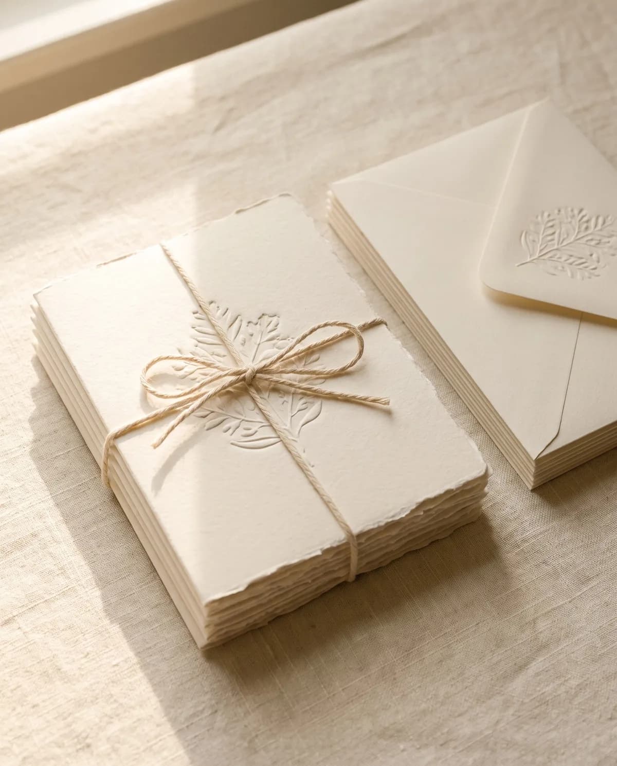 Deckled Correspondence Set