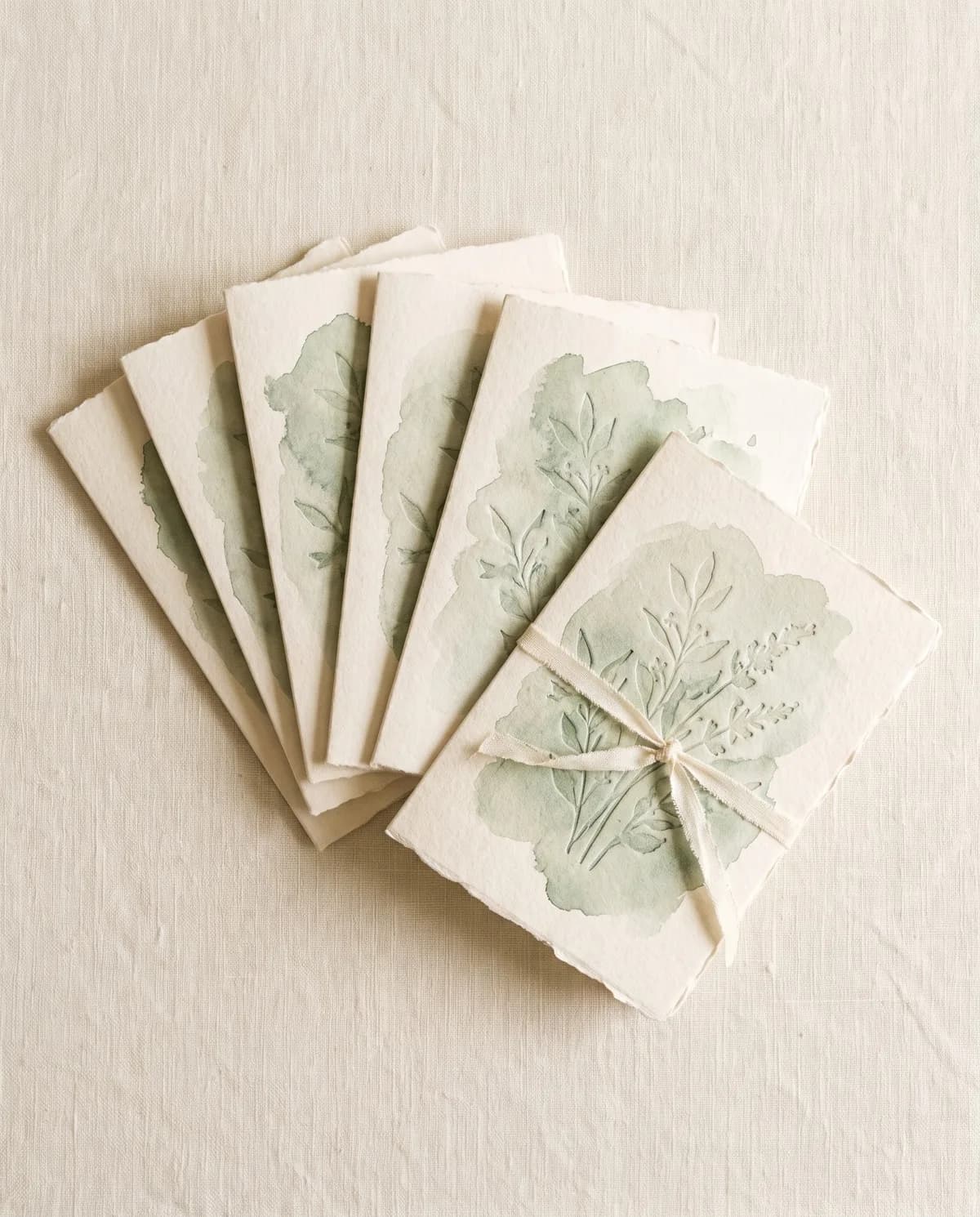Sage Botanical Notecards